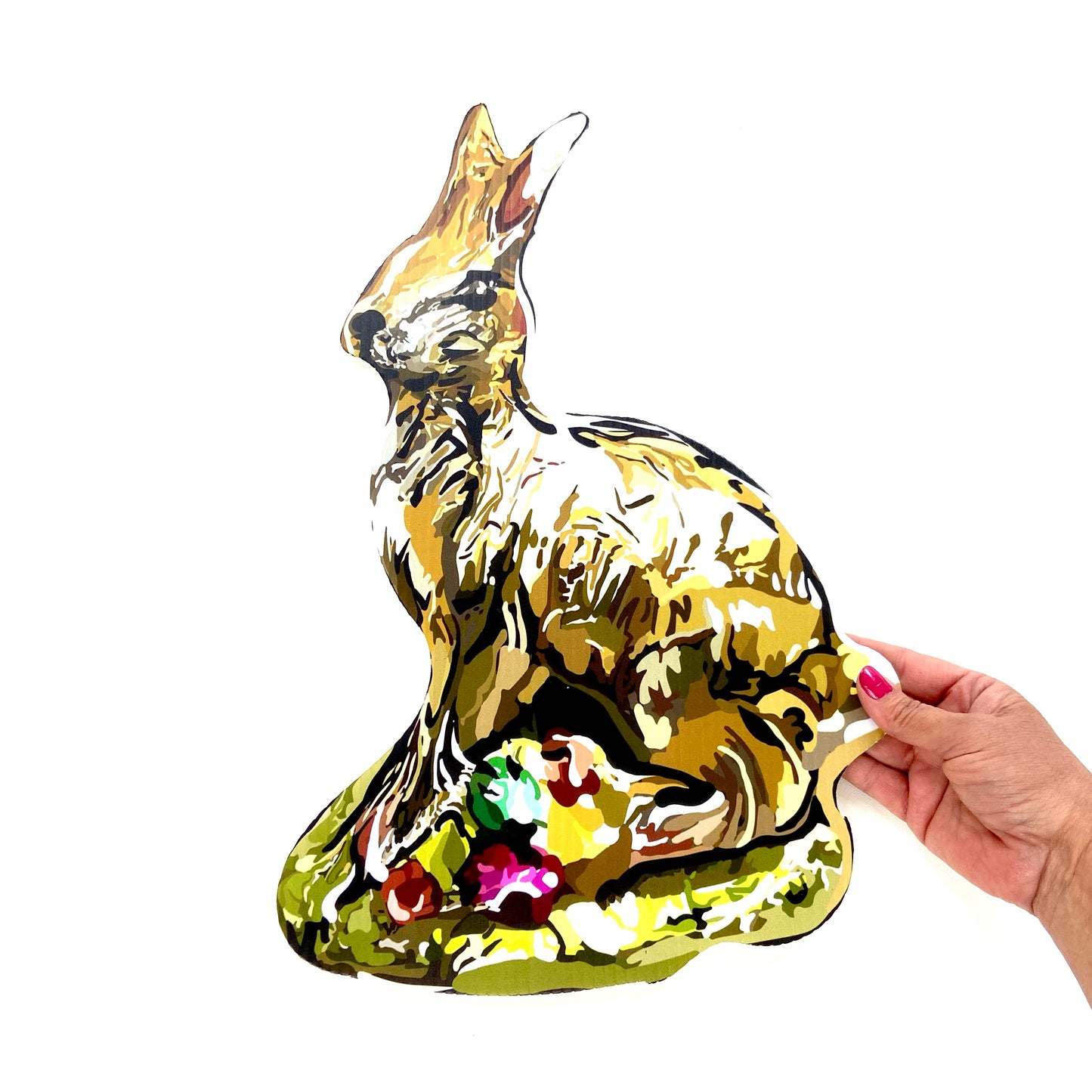 Chocolate Bunny Wrapped in Foil