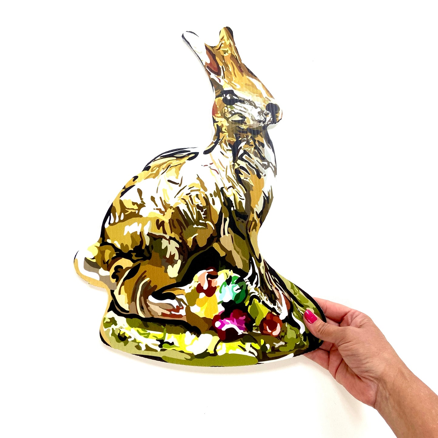 Chocolate Bunny Wrapped in Foil